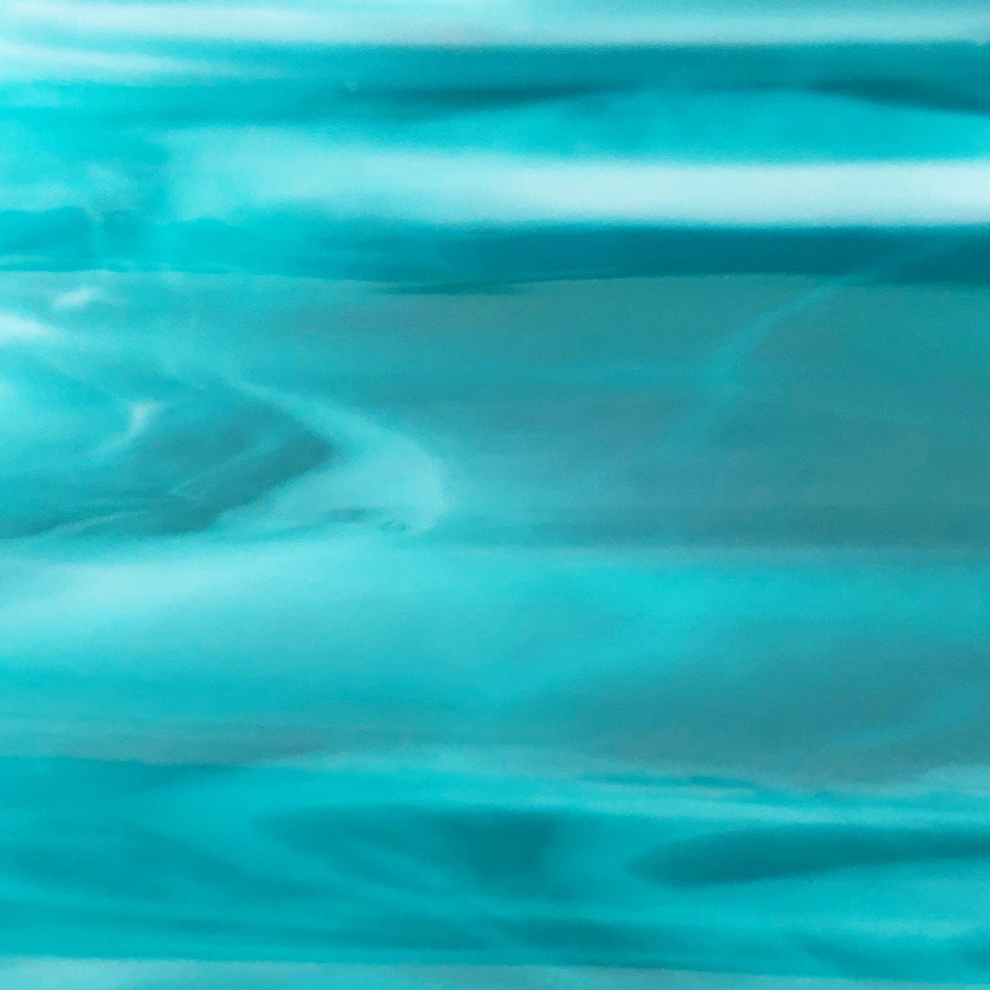 Handmade Teal Fused Glass Platter, Coffee Table Trinket Dish