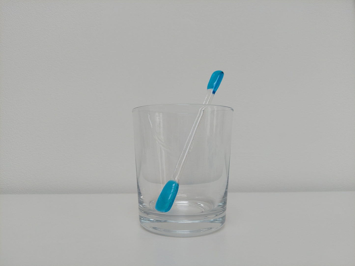 Handmade Glass Swizzle Sticks/Fused Glass Cocktail Stirrers/ Red, Yellow, Blue, Turquoise, Lilac, Pink and Teal Glass Drink Stirrers
