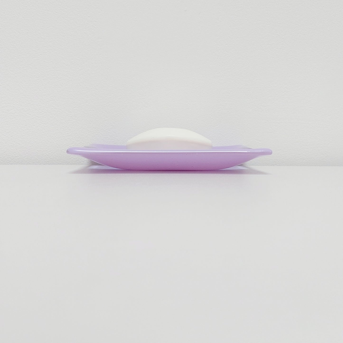 Handmade Lilac Glass Trinket Dish