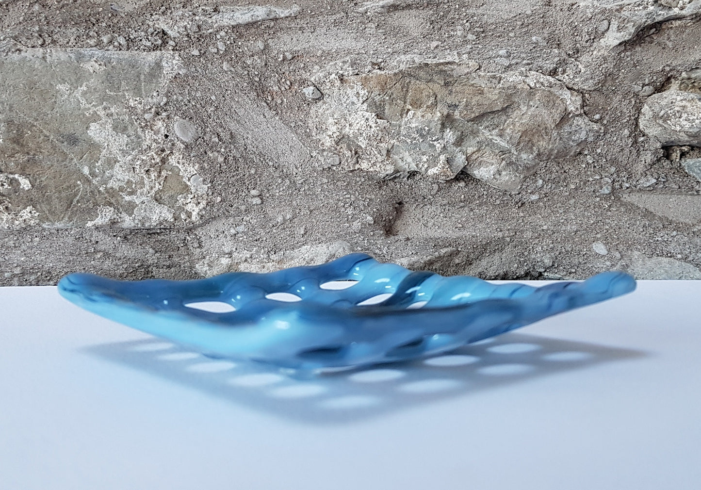 Derwent Water Glass Soap Dish with Holes