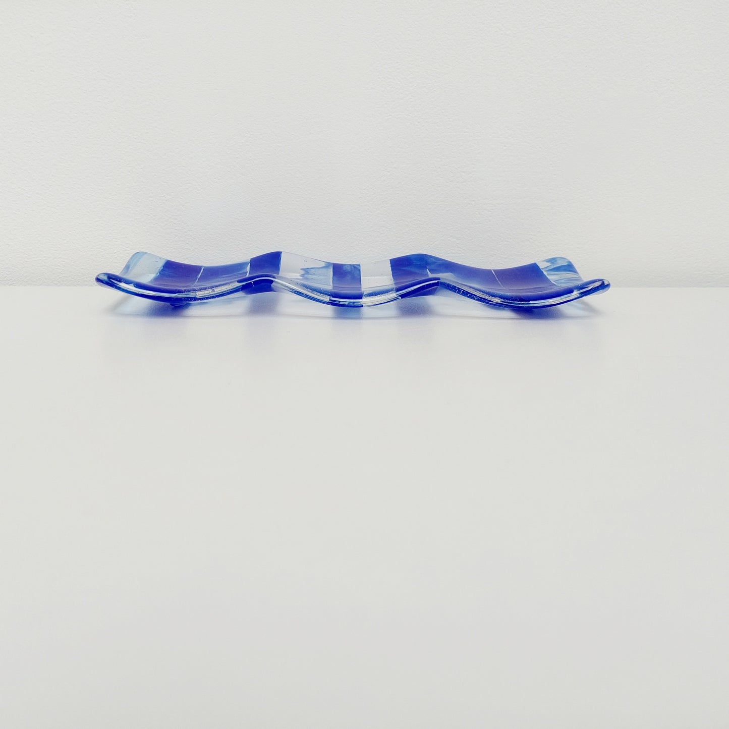 Cobalt Blue Glass Tealight Stand