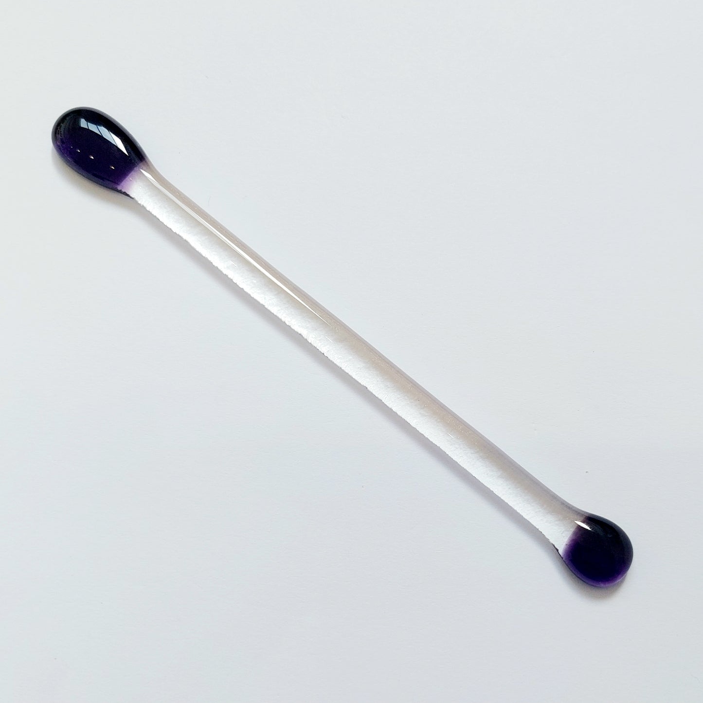 Handmade Glass Swizzle Sticks, Colourful Fused Glass Cocktail Stirrers