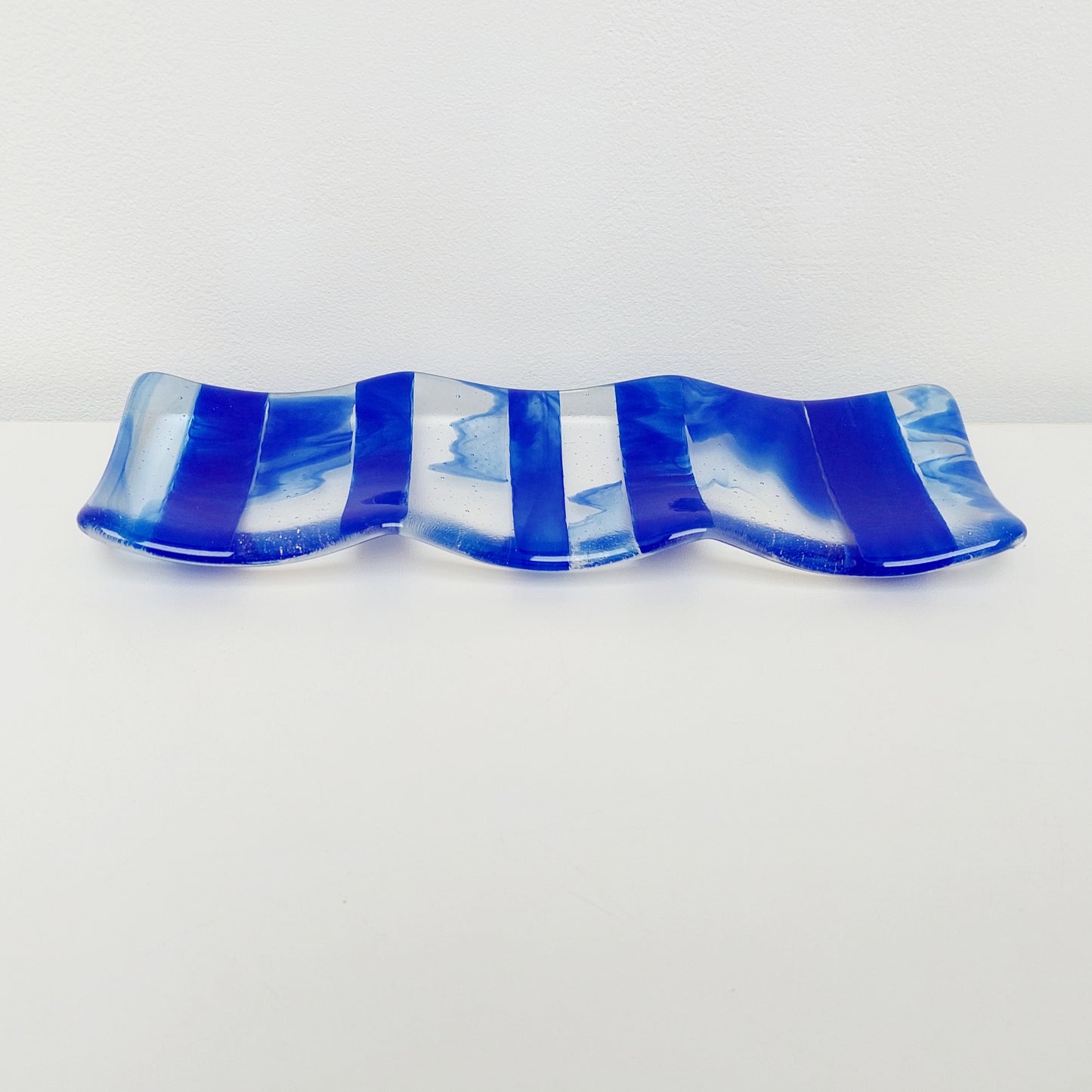 Cobalt Blue Glass Tealight Stand