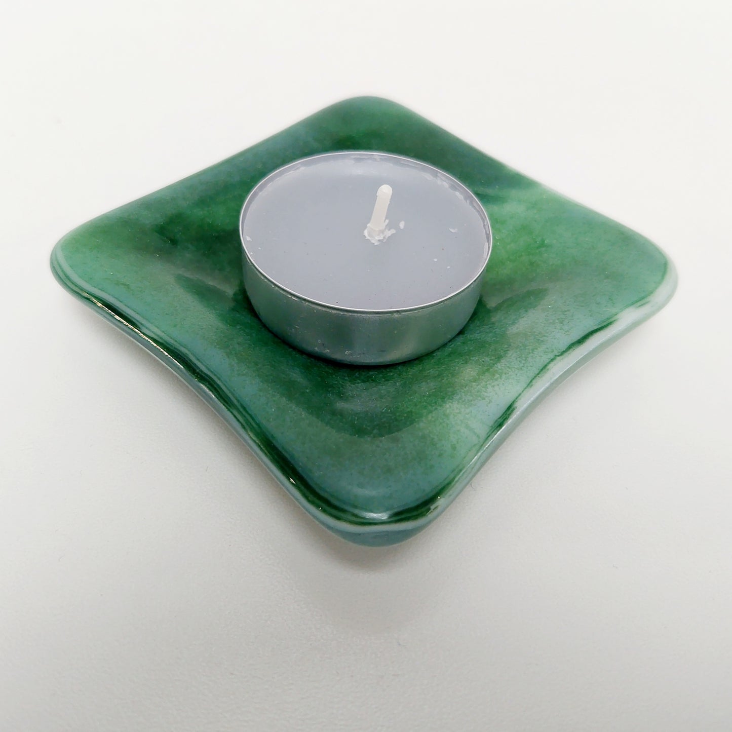 Summer on the Fells Ring Bowl, Small Aventurine Green Glass Trinket Dish