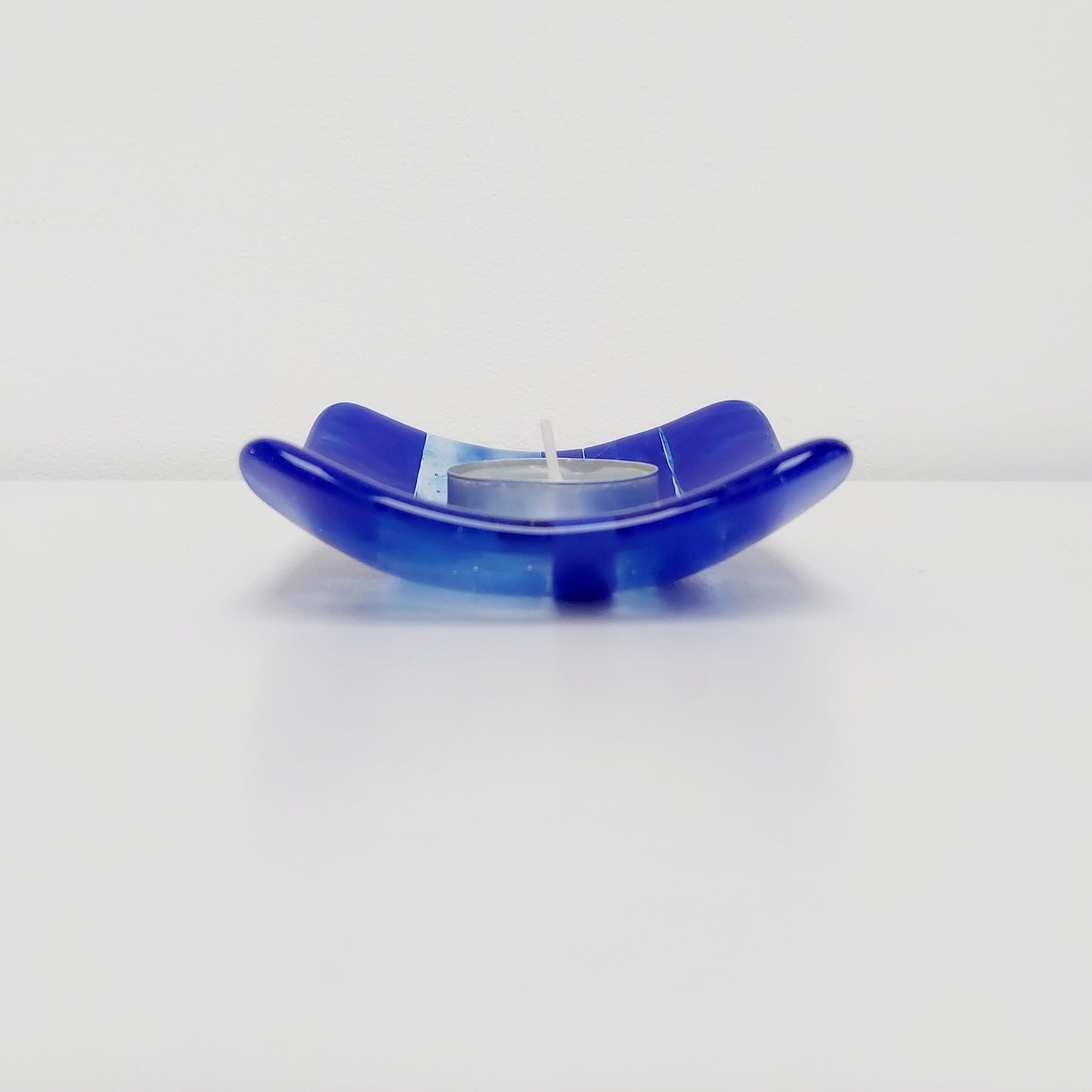 Cobalt Blue Glass Trinket Dish Handcrafted in the Lake District