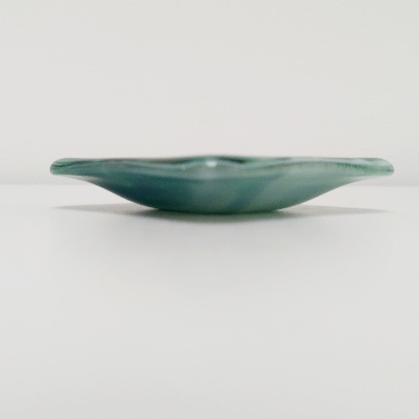 Summer on the Fells Ring Bowl, Small Aventurine Green Glass Trinket Dish