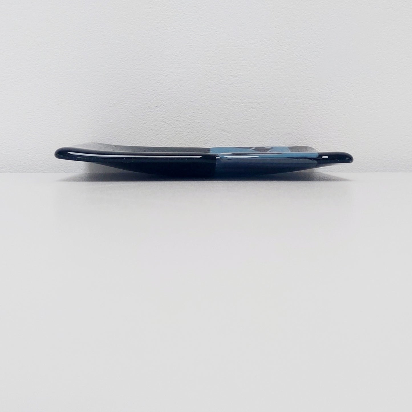 Black & Blue Graffiti Glass Dish