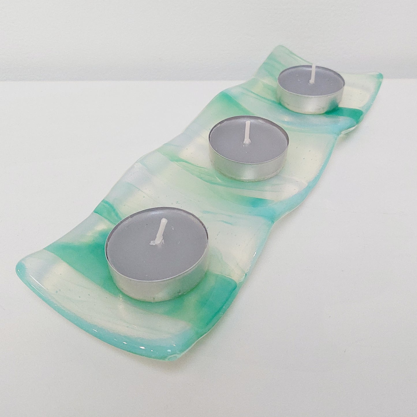 Rydal Water Glass Tealight Stand
