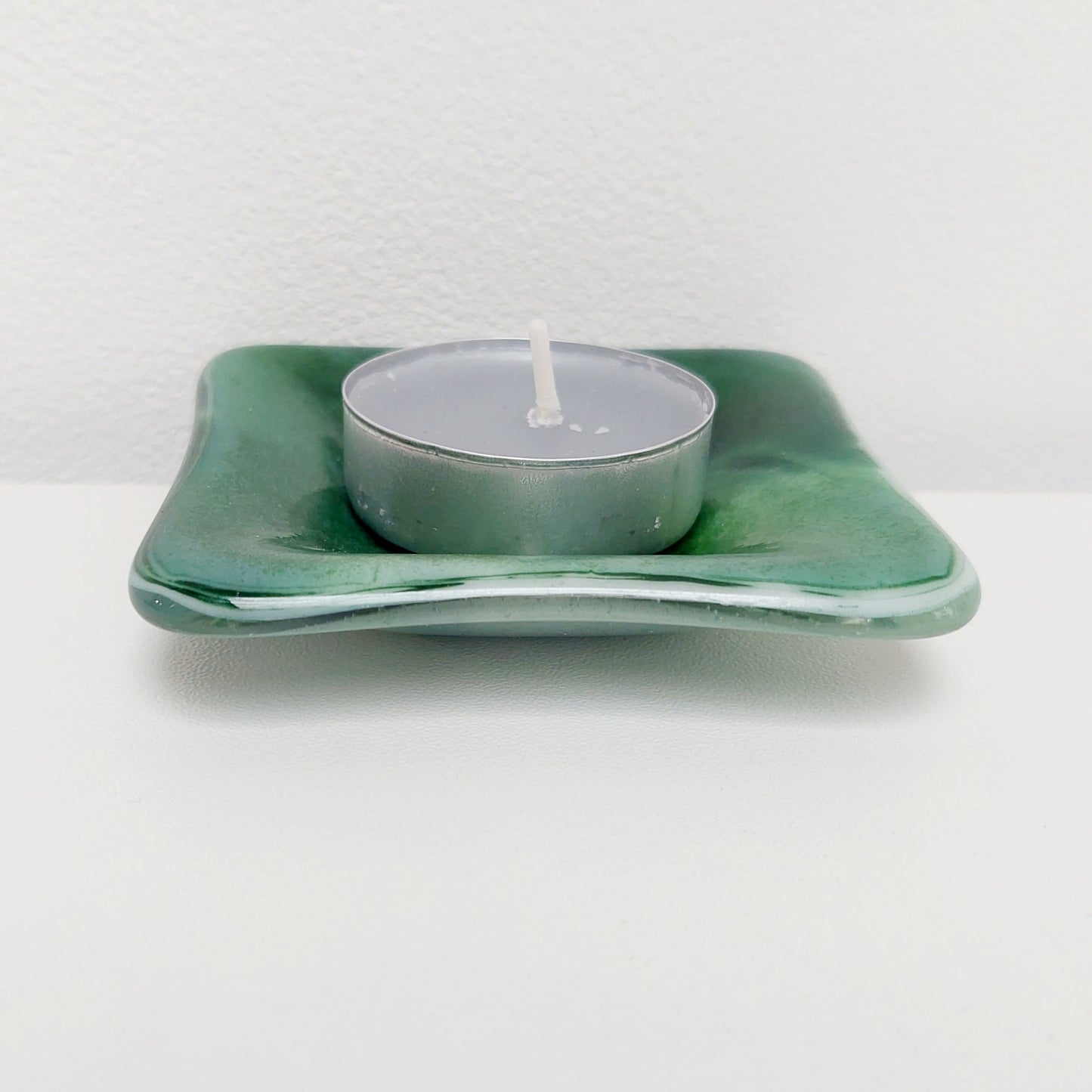 Summer on the Fells Ring Bowl, Small Aventurine Green Glass Trinket Dish