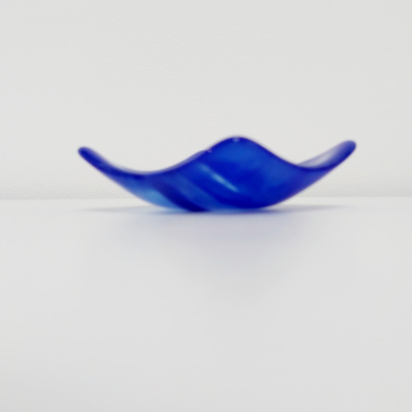 Cobalt Blue Glass Trinket Dish Handcrafted in the Lake District