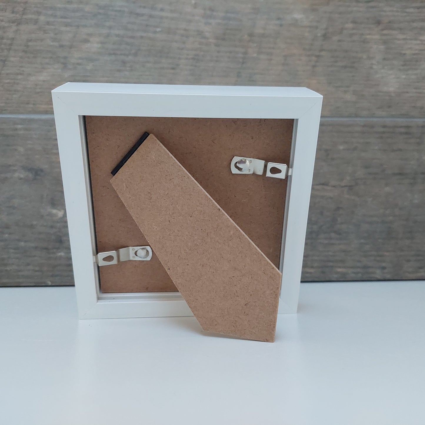 Framed Lilac Glass Heart, Freestanding Picture, Light Purple Wall Decor