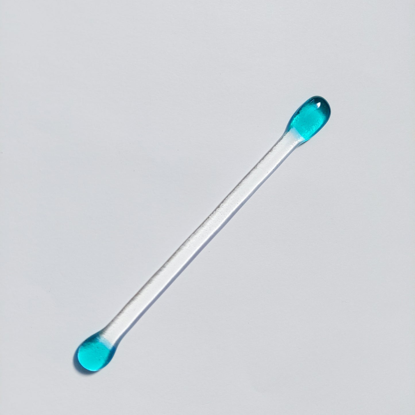 Handmade Glass Swizzle Sticks, Colourful Fused Glass Cocktail Stirrers