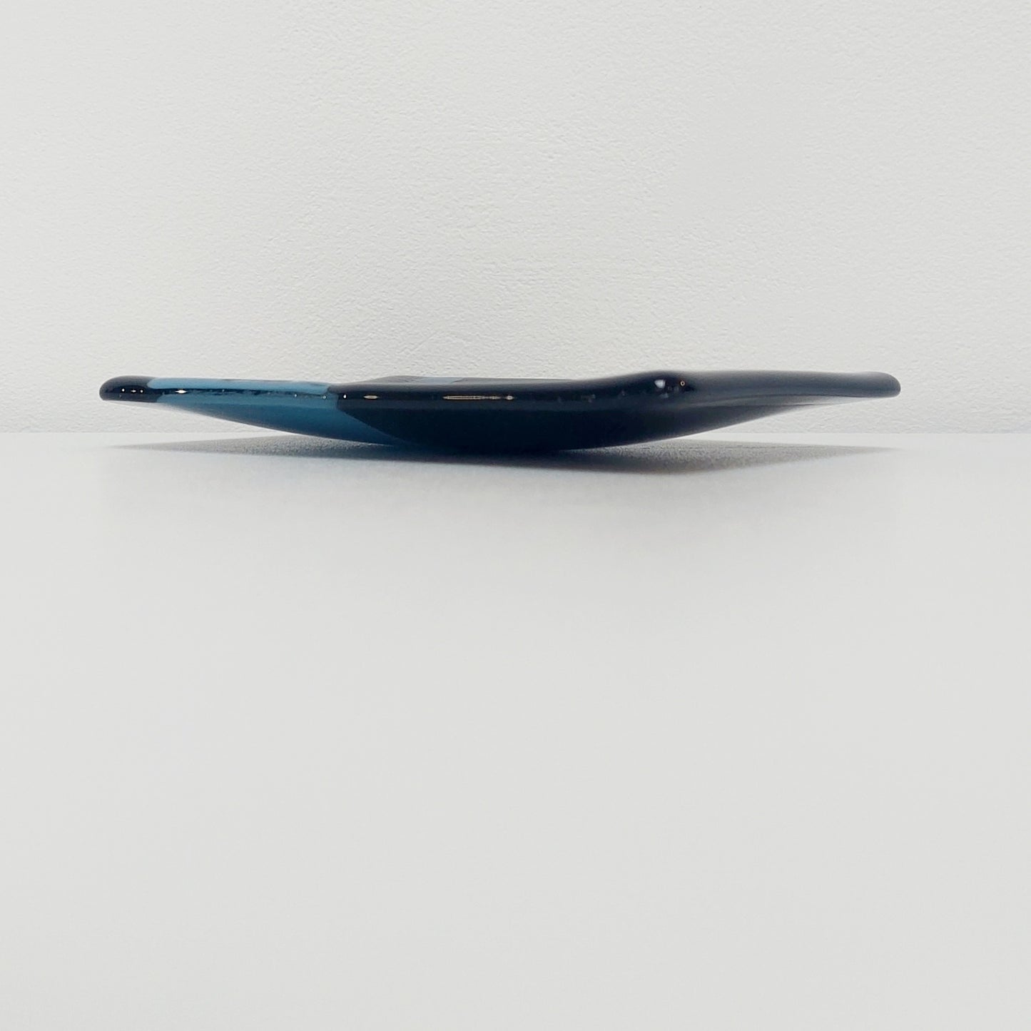 Black & Blue Graffiti Glass Dish