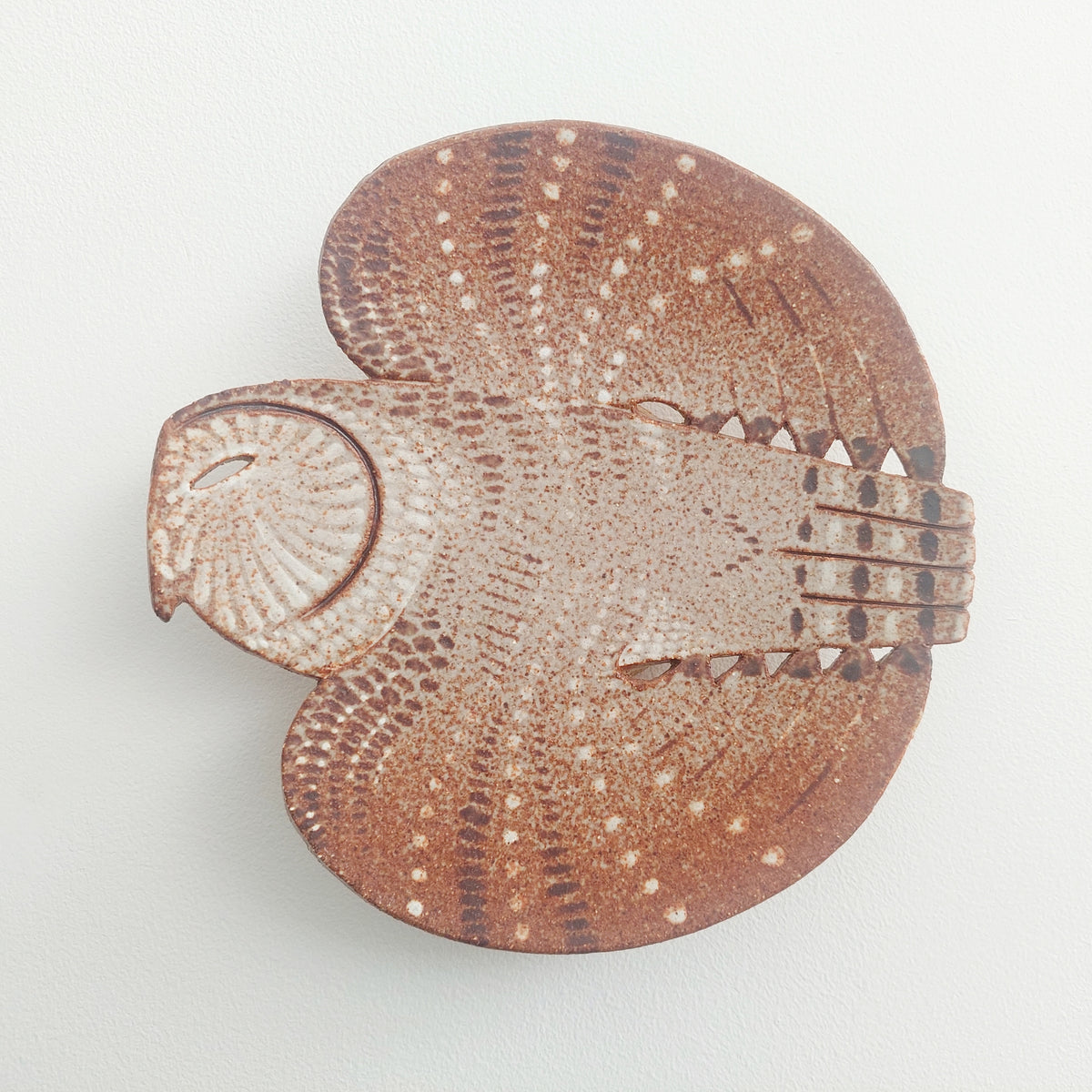 Pottery Owl Wall Hanging