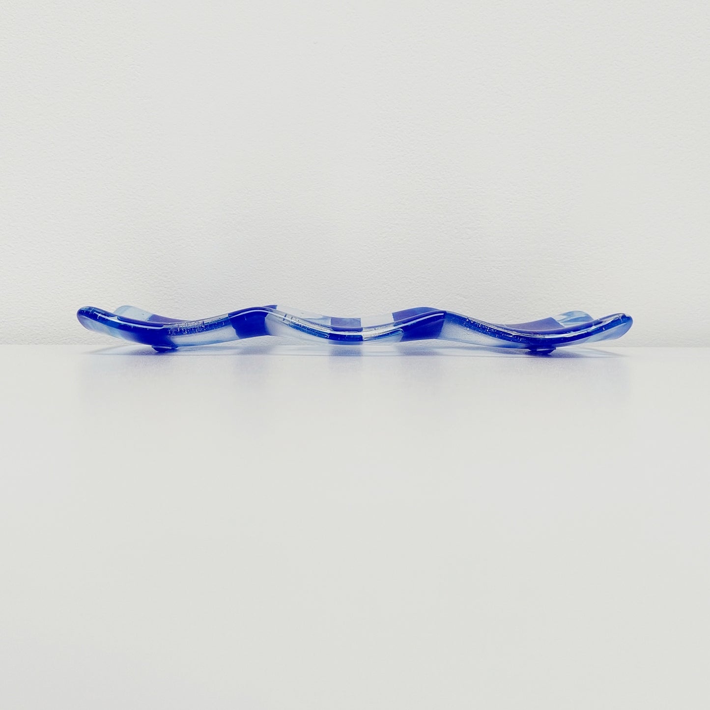 Cobalt Blue Glass Tealight Stand
