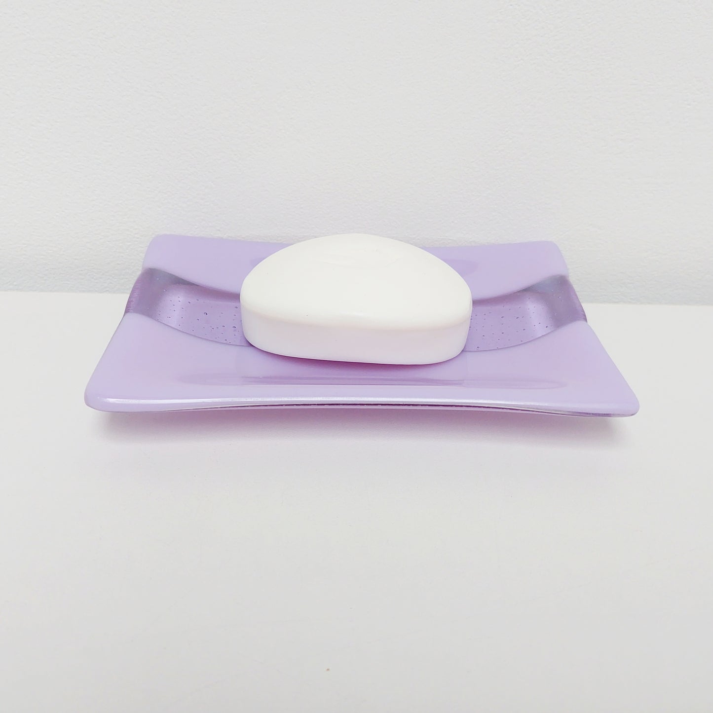 Handmade Lilac Glass Trinket Dish