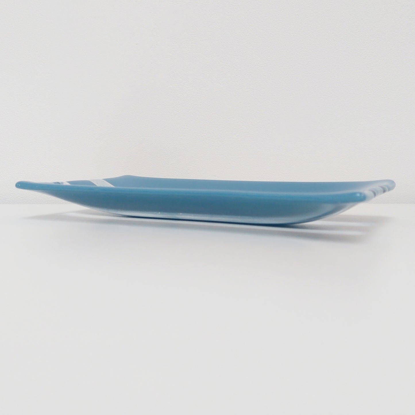 Coniston Blue Glass Art Plate
