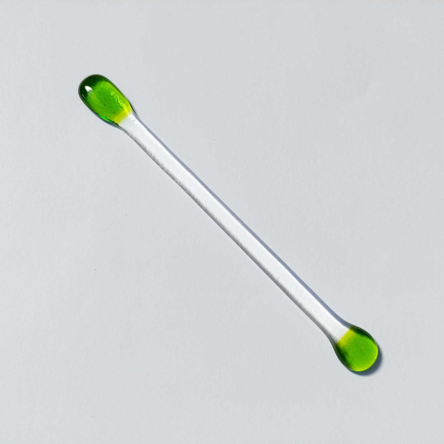 Handmade Glass Swizzle Sticks, Colourful Fused Glass Cocktail Stirrers